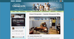 Desktop Screenshot of cassistachiropractic.com